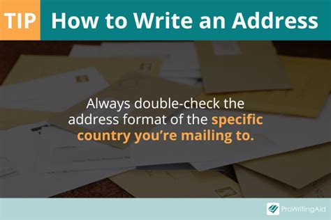 How to Write an Address: A Complete Guide .